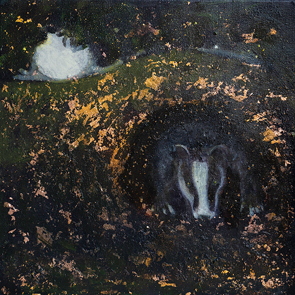 WHERE BADGER DIGS: painting image 0