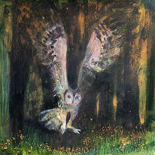 OWL: I DROP INTO DARKLING print image 0