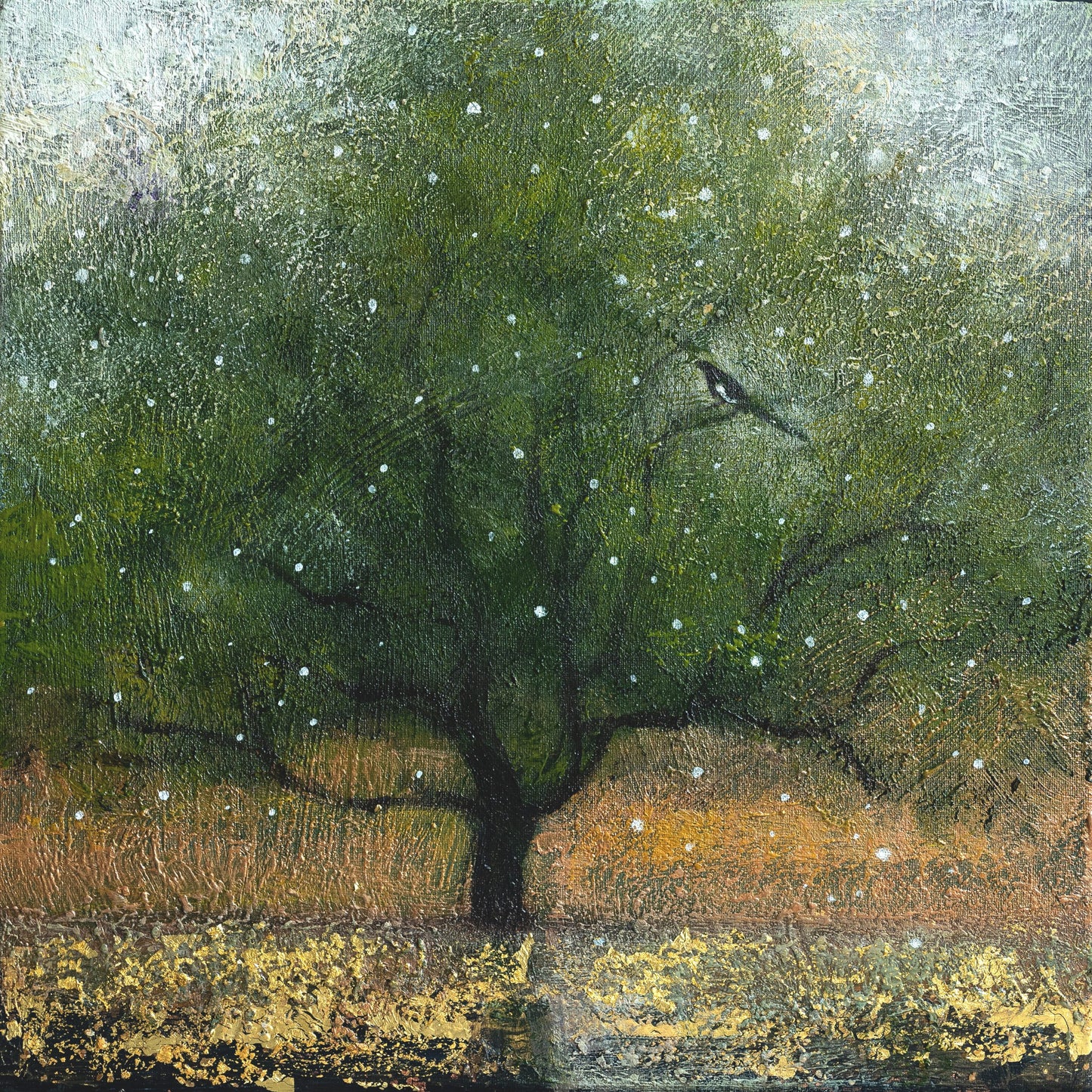 ALDER TREE, ONE FOR SORROW: print image 0
