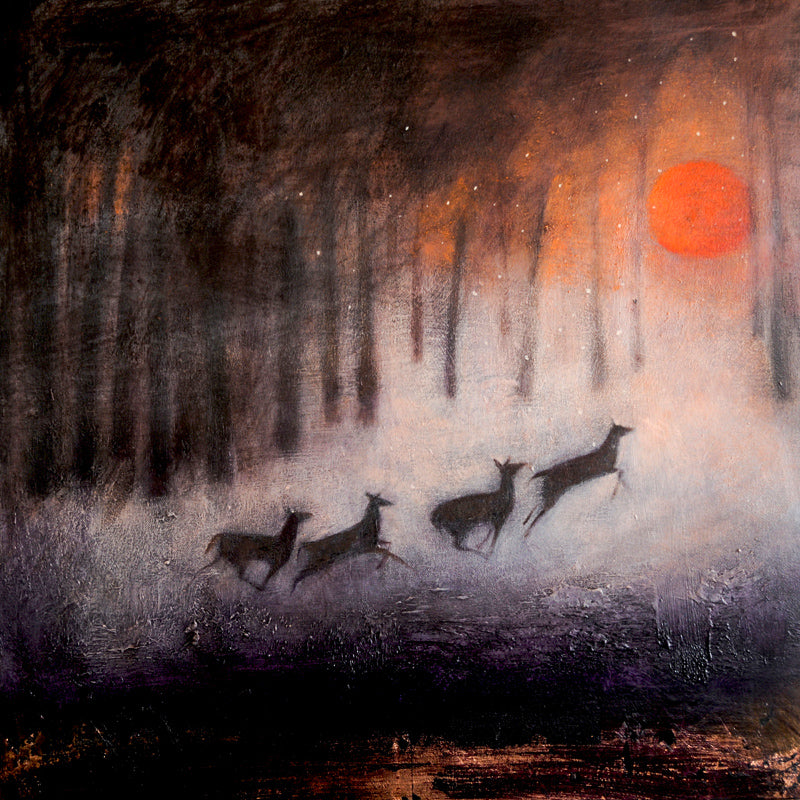 DEER: THE RUNNING OF THE DEER print image 0