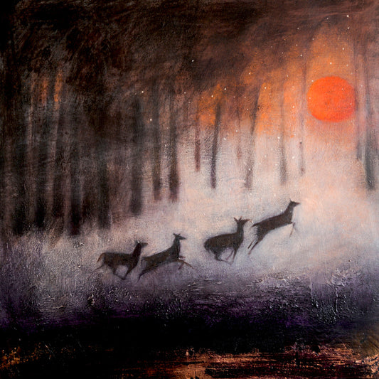 DEER: THE RUNNING OF THE DEER print image 0