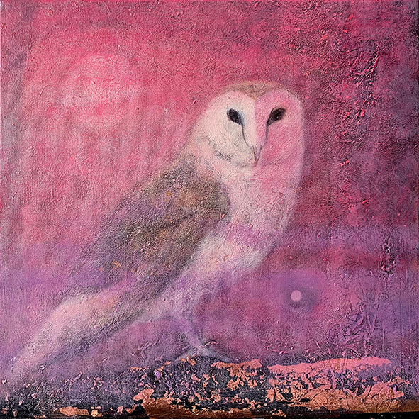 OWL: THROUGH THE DEW'S MIST print image 0