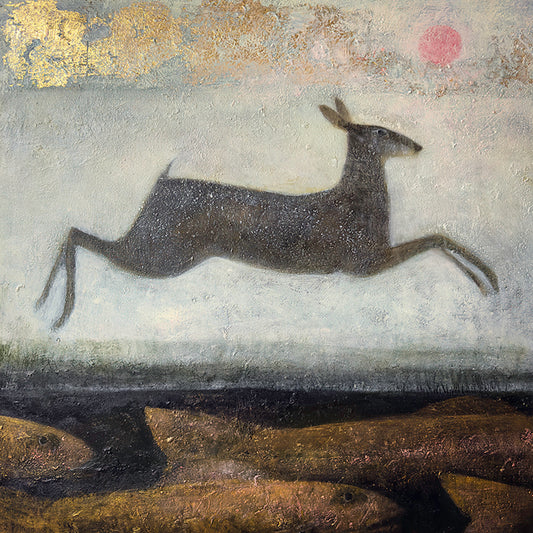 DEER: THE SCENT OF MISTLETOE print image 0