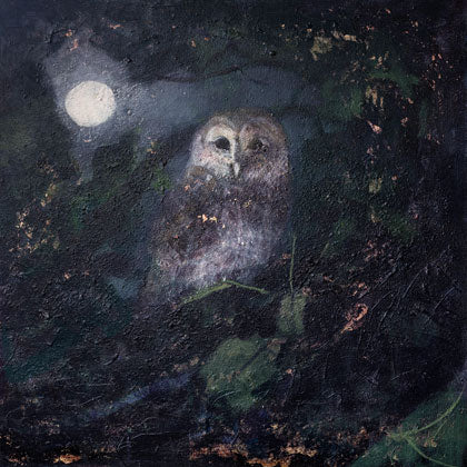 OWL: IN DARKLING WOOD print image 0