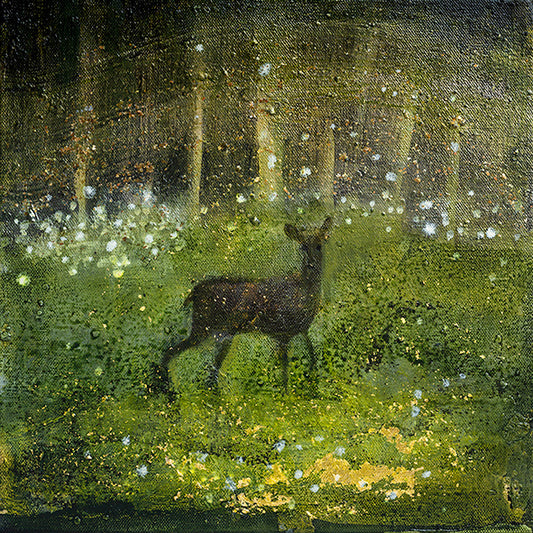 DEER: THE SILVERED NIGHT print image 0