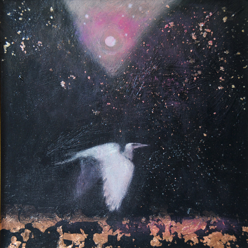 EGRET: THE LONG NIGHT GLIDING print image 0