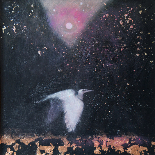 EGRET: THE LONG NIGHT GLIDING print image 0