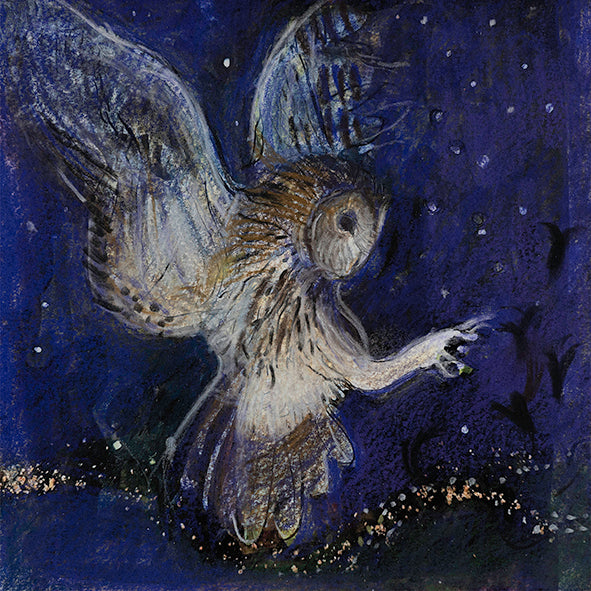 OWL: I FLOAT UP INTO NIGHT print image 0