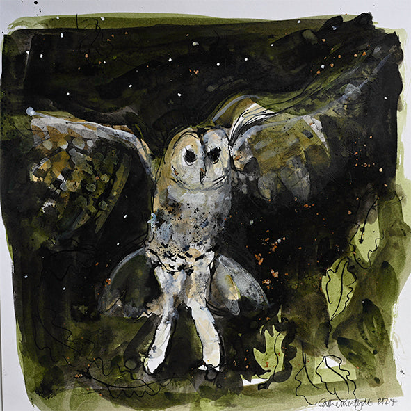 THE DARKLING OWL 3: painting image 0