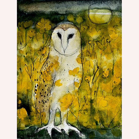 OWL: THE BUTTERCUP SUMMER print