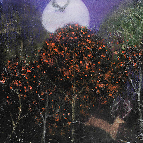 DEER: THE DARK HOLLIES print