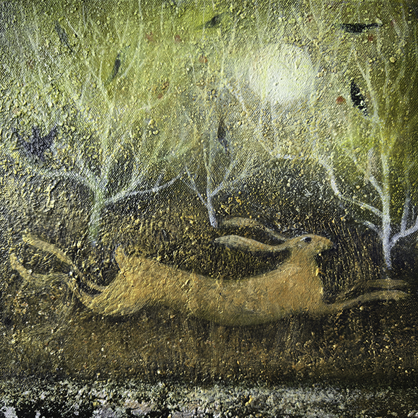 HARE: THE GOLDEN HARE print